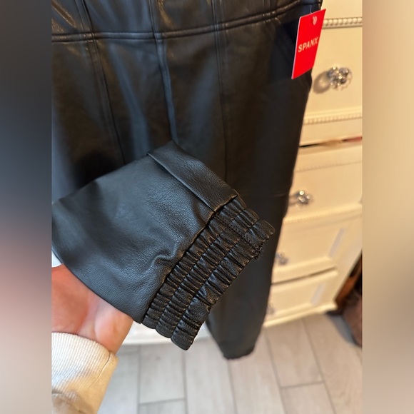 Spanx Leather Like Jogger Sz Small - Picture 6 of 8